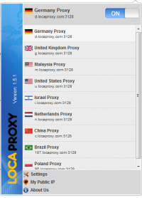 LocaProxy Toolbar (Chrome Extension) screenshot