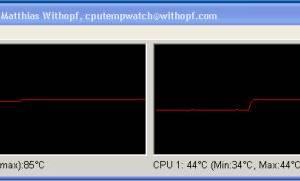 CPUTempWatch screenshot