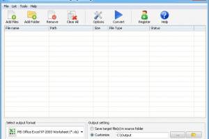 Abex PowerPoint to Excel Converter screenshot