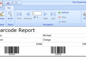 Native ASPX Streaming Barcode Generator screenshot