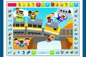 Sticker Book 6: Superheroes screenshot