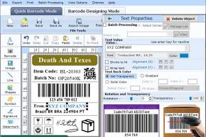 Create Code-39 Barcode Maker App screenshot