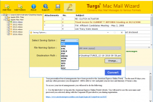 Mac Mail Wizard screenshot