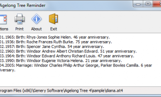 Agelong Tree Reminder screenshot