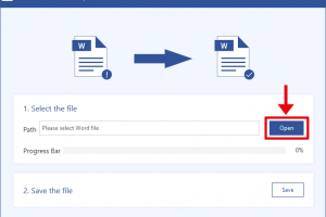 Cocosenor Word Repair Tuner screenshot