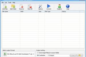 Abex TXT to Excel Converter screenshot
