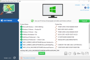 Product Key Recovery Tool screenshot