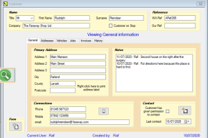 Service Admin screenshot