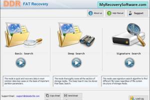Windows Fat Recovery Software screenshot