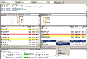FileZilla screenshot