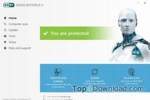 NOD32 Antivirus for Linux screenshot