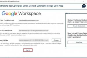 SysInfoTools Google Workspace Backup Tool screenshot
