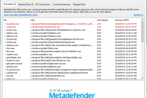 Metadefender Cloud Client screenshot
