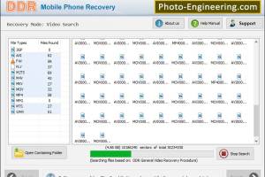 Cell Phone Data Restore Software screenshot