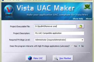 Vista UAC Maker screenshot