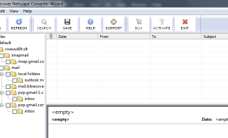 Netscape Converter Wizard screenshot