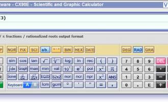 Scientific Calculator CX90E screenshot