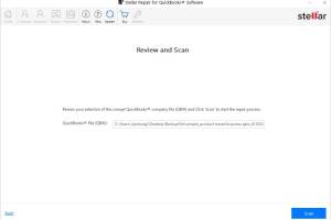 Stellar Repair for QuickBooks® Software screenshot