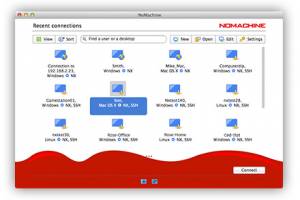 NoMachine for Mac OS X screenshot