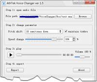 AthTek Free Voice Changer screenshot