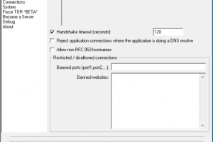TOR for Linux screenshot