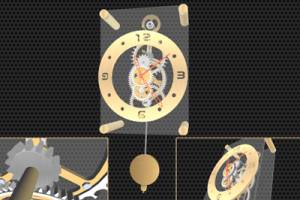 Pendulum Clock 3D Screensaver screenshot