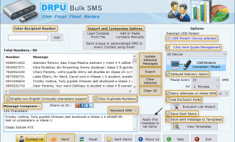 Bulk SMS Software - Multi USB Modem screenshot