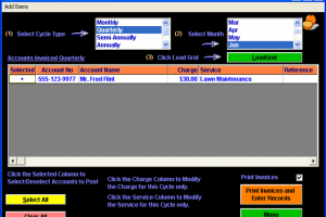 Citrus Cycle Invoicer screenshot