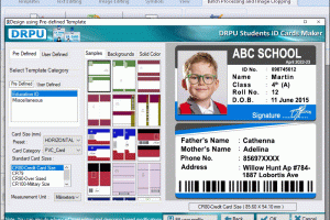 School ID Cards Maker Software screenshot
