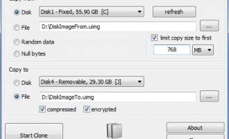 Universal Disk Cloner screenshot