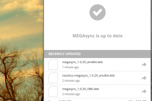MEGAsync screenshot