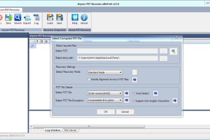 Aryson Outlook PST Repair screenshot