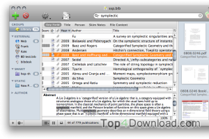 BibDesk for Mac OS X screenshot