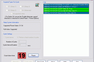 PassMark Sleeper screenshot