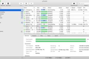 uTorrent for Mac OS X screenshot