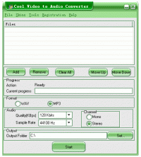 Cool Video to Audio Converter screenshot
