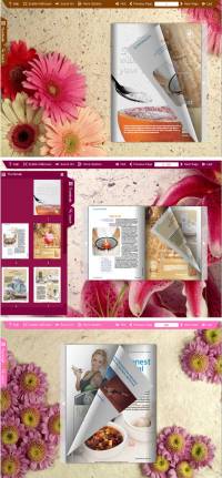 Flipbook_Themes_Package_Spread_Flowers screenshot