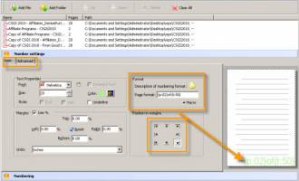 PDF Page Number screenshot