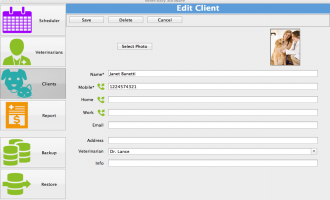 Veterinary Software for Mac screenshot