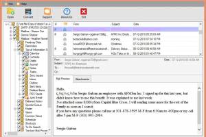 SYSMailPro EDB to PST Converter screenshot