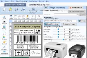 Printing Barcode Labels screenshot