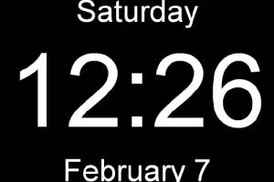 Huge Clock screenshot