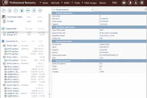 Recovery Explorer Professional screenshot