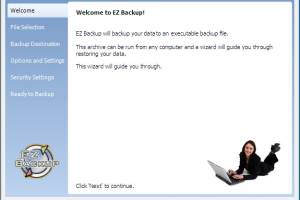 EZ Backup SeaMonkey Basic screenshot