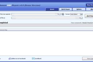 DataNumen DBF Repair screenshot