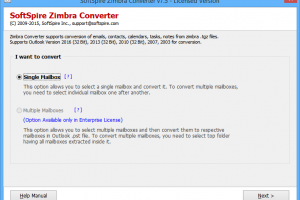 Import Emails from Zimbra to Outlook screenshot