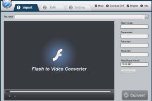 ThunderSoft Flash to Video Converter screenshot