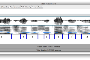 Praat for Mac OS X screenshot