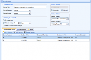 Training Manager Enterprise Edition screenshot