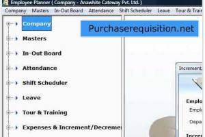 Employees Payroll Software screenshot